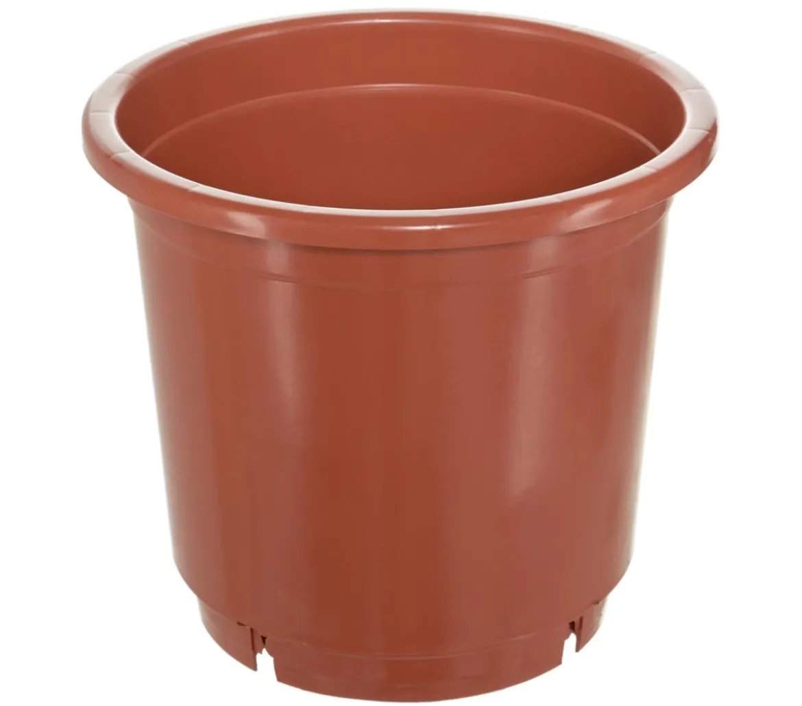 Geli Kunststoff-Containertopf Fiore, rund, terrakotta