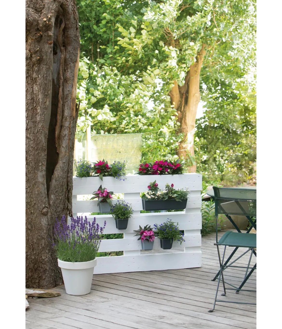 Geli Kunststoff-Pflanzkasten Easy, rechteckig, ca. B37/H9,5/T10 cm