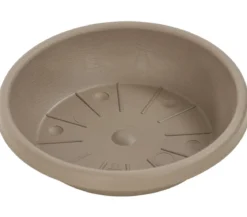 Geli Kunststoff-Untersetzer Cylindro, rund, taupe