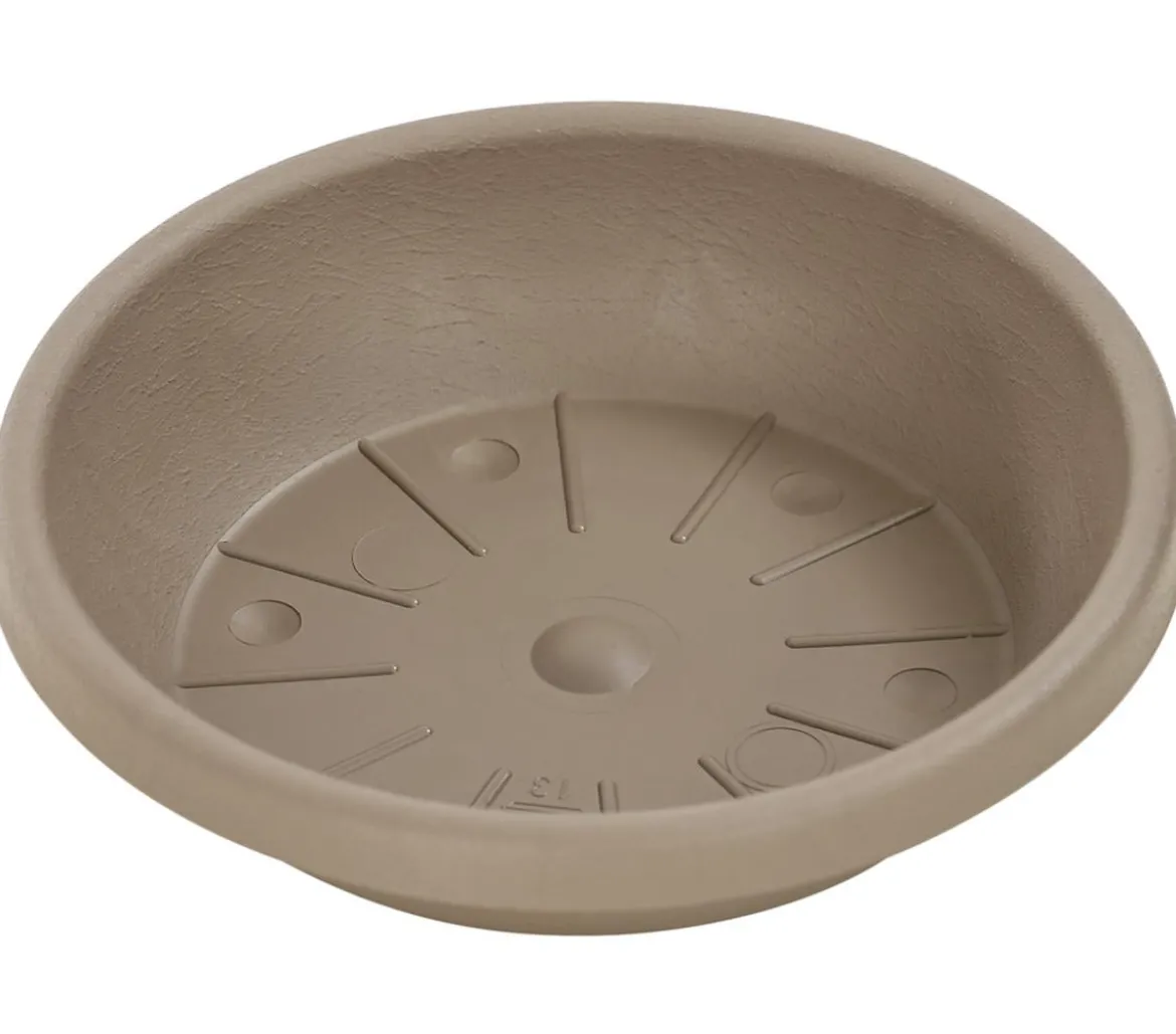 Geli Kunststoff-Untersetzer Cylindro, rund, taupe