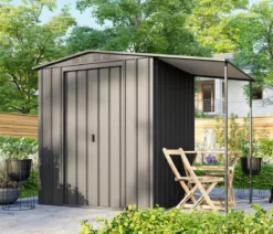 Globel Gerätehaus Somnium 65, inkl. Schleppdach, ca. B266/H193/T154 cm