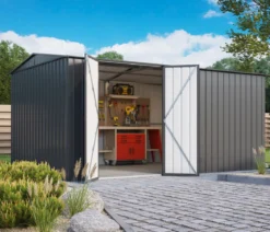 Globel Metallgerätehaus Craft 1510, ca. B308/H225/T464 cm