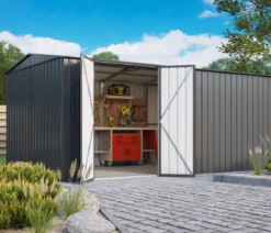 Globel Metallgerätehaus Craft 1510, ca. B308/H225/T464 cm