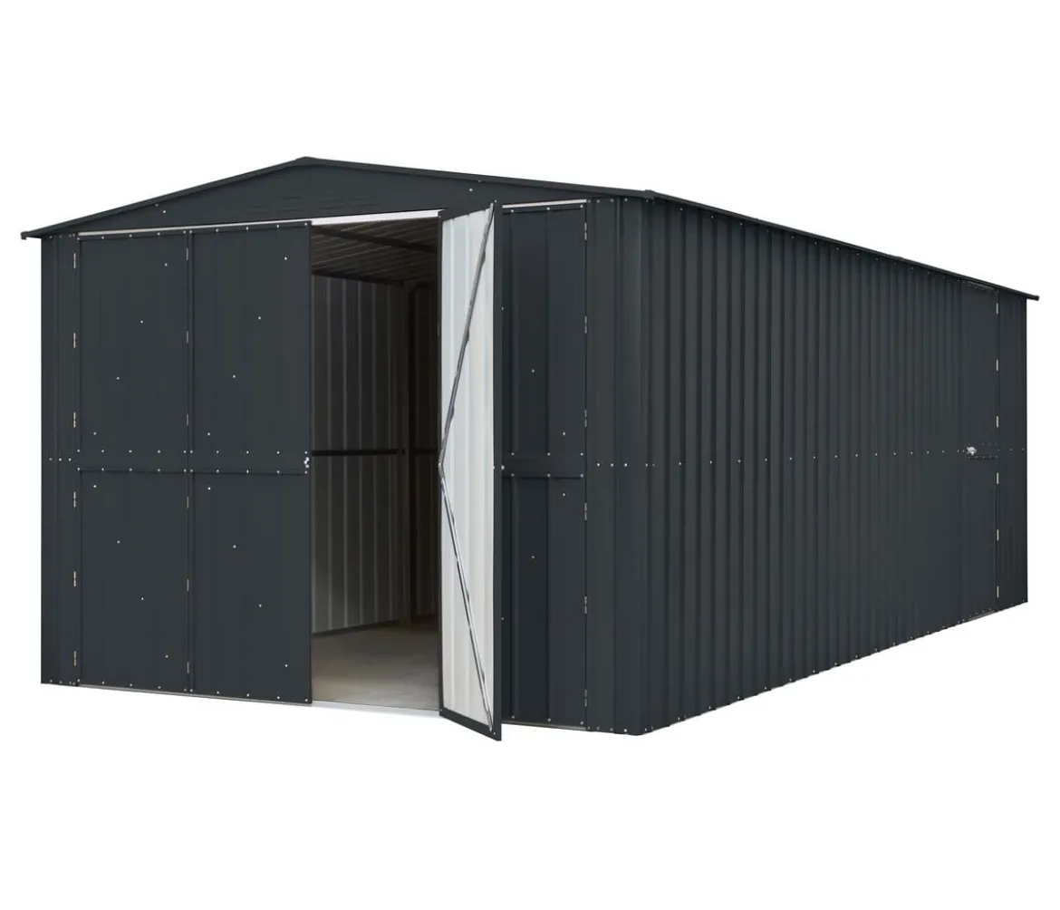 Globel Metallgerätehaus Spacer 1015, ca. B308/H225/T465 cm
