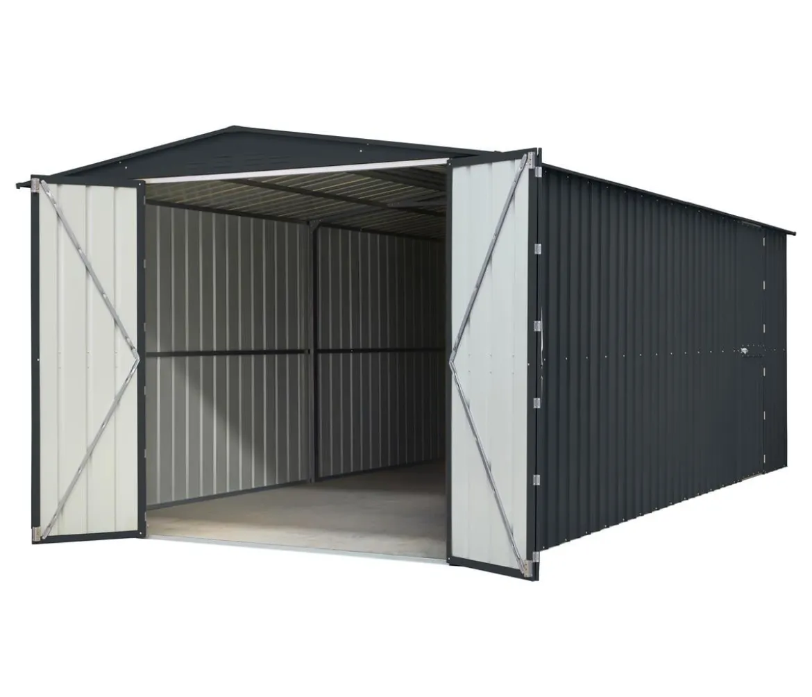 Globel Metallgerätehaus Spacer 1015, ca. B308/H225/T465 cm