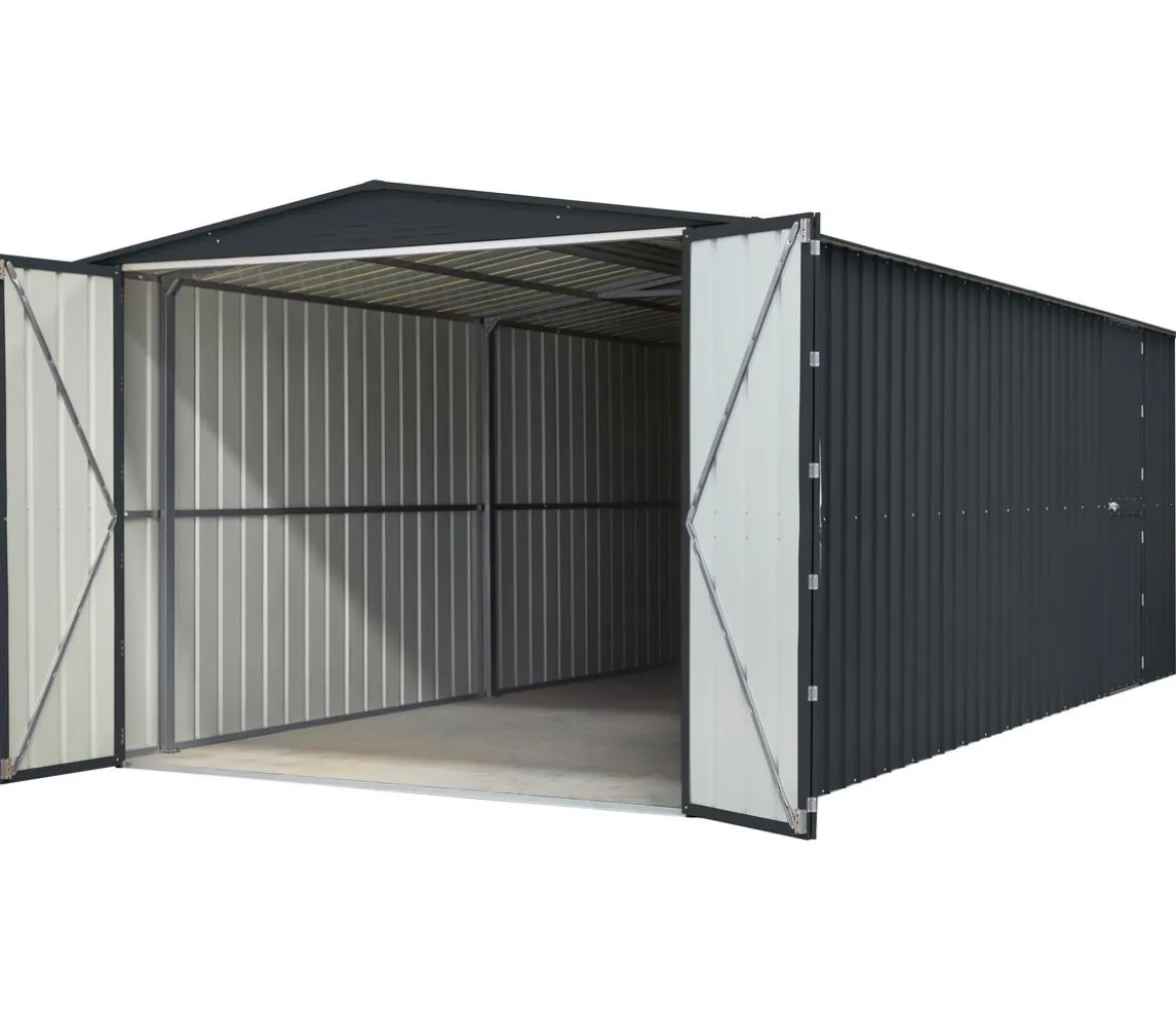 Globel Metallgerätehaus Spacer 1015, ca. B308/H225/T465 cm