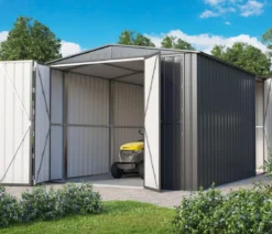 Globel Metallgerätehaus Spacer 1015, ca. B308/H225/T465 cm