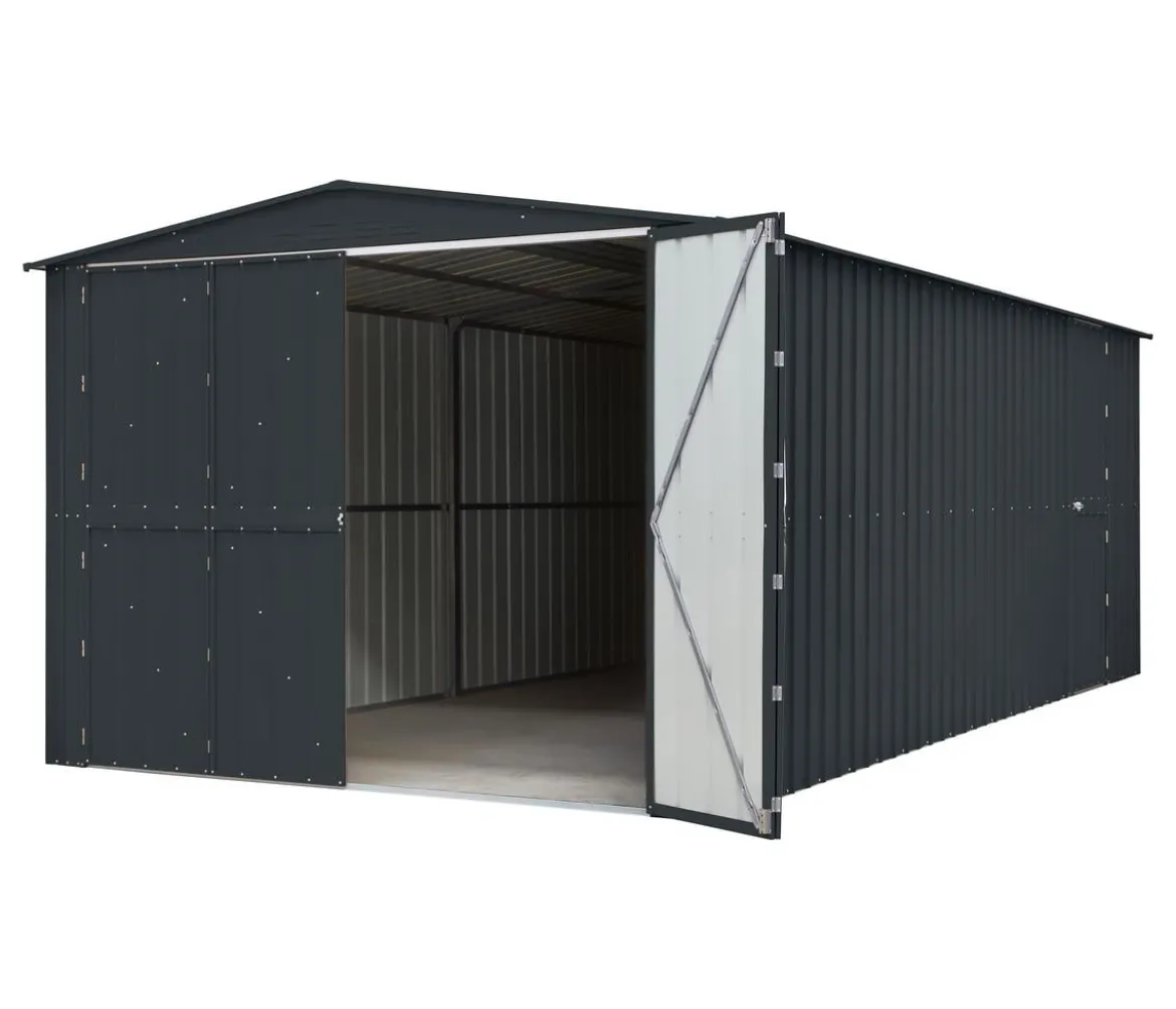 Globel Metallgerätehaus Spacer 1015, ca. B308/H225/T465 cm