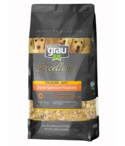 GRAU Ergänzungsfuttermittel für Hunde Excellence Premium-Mix Basis-Gemüse-Flocken, 10 kg