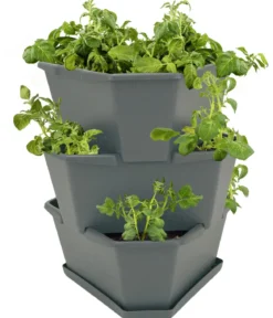 Gusta Garden Kartoffelturm Paul Potato Starter, 3 Etagen, ca. B44/H50/T44 cm