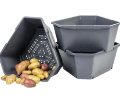 Gusta Garden Kartoffelturm Paul Potato Starter, 3 Etagen, ca. B44/H50/T44 cm