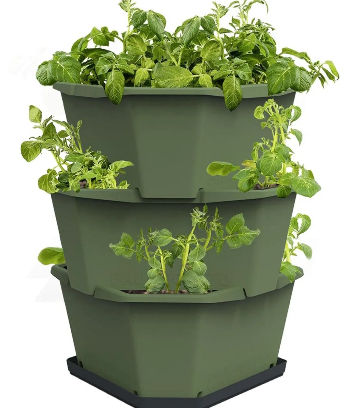 Gusta Garden Kartoffelturm Paul Potato Starter, 3 Etagen, ca. B44/H50/T44 cm