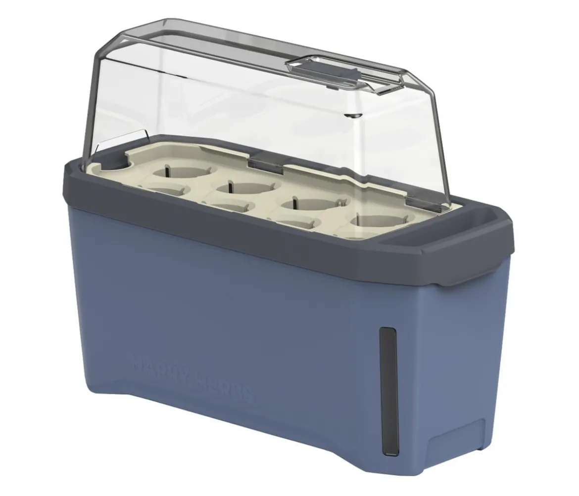 Gusta Garden Kräutertopf Harry Herbs mit Anzuchthaube, ca. B36/H25/T15 cm