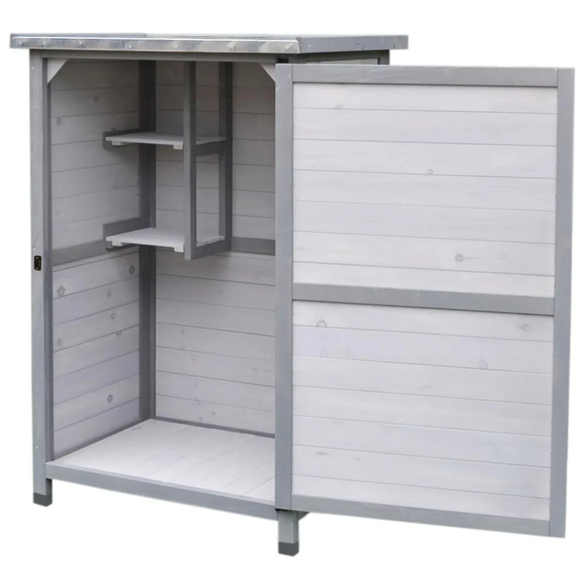 Habau Gartenschrank Flachdach