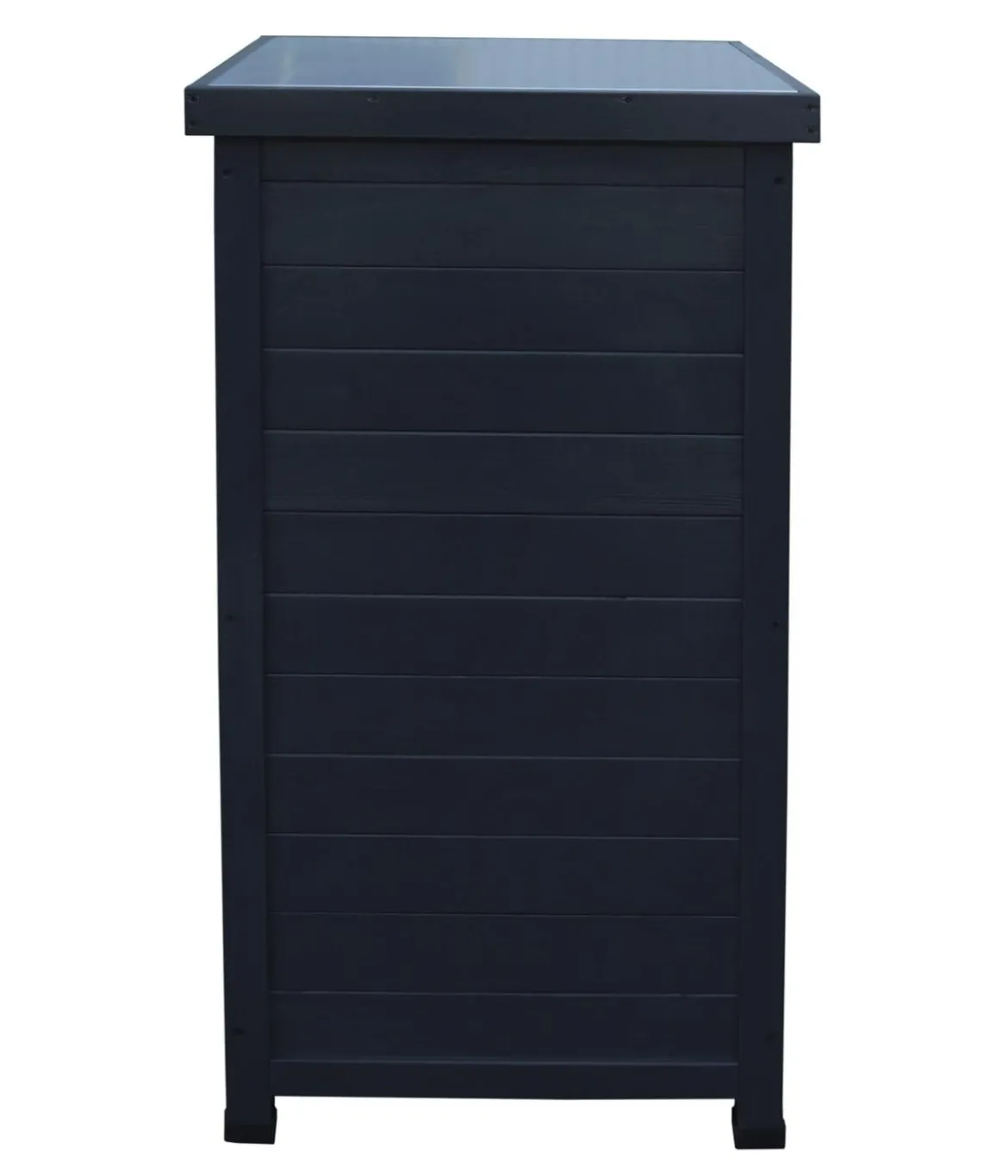 Habau Holz-Gartenschrank Alan, anthrazit, ca. B45/H91/T45 cm