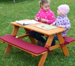 Habau Kinder Picknickbank, 89 x 79 x 50 cm