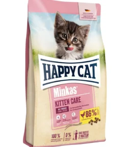 Happy Cat Trockenfutter für Katzen Minkas Kitten Care, Geflügel, 10 kg