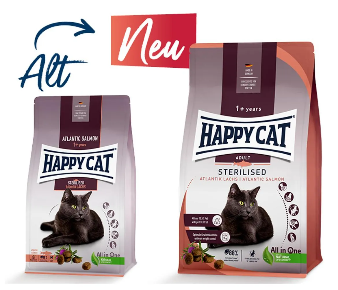 Happy Cat Trockenfutter für Katzen Sterilised Adult
