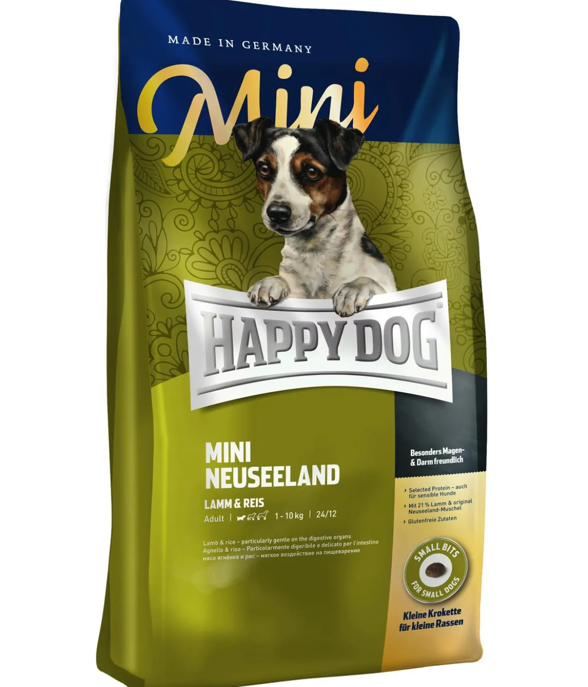 Happy Dog Trockenfutter für Hunde Sensible Mini Neuseeland