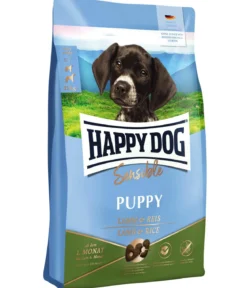 Happy Dog Trockenfutter für Hunde Sensible Puppy, Lamm & Reis