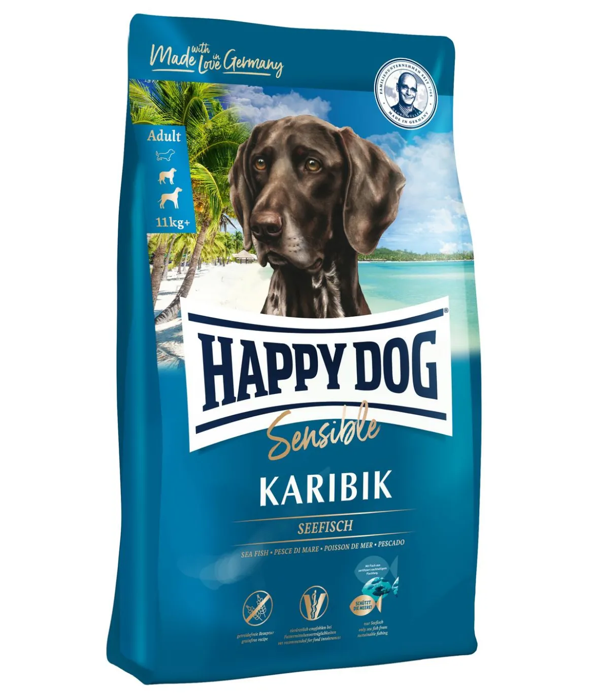 Happy Dog Trockenfutter für Hunde Sensible Karibik