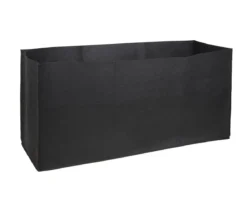 Herstera Filz-Pflanztasche, rechteckig, schwarz, ca. B150 cm