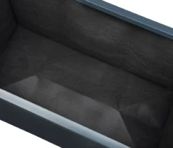 Herstera Filz-Pflanztasche, rechteckig, schwarz, ca. B120 cm