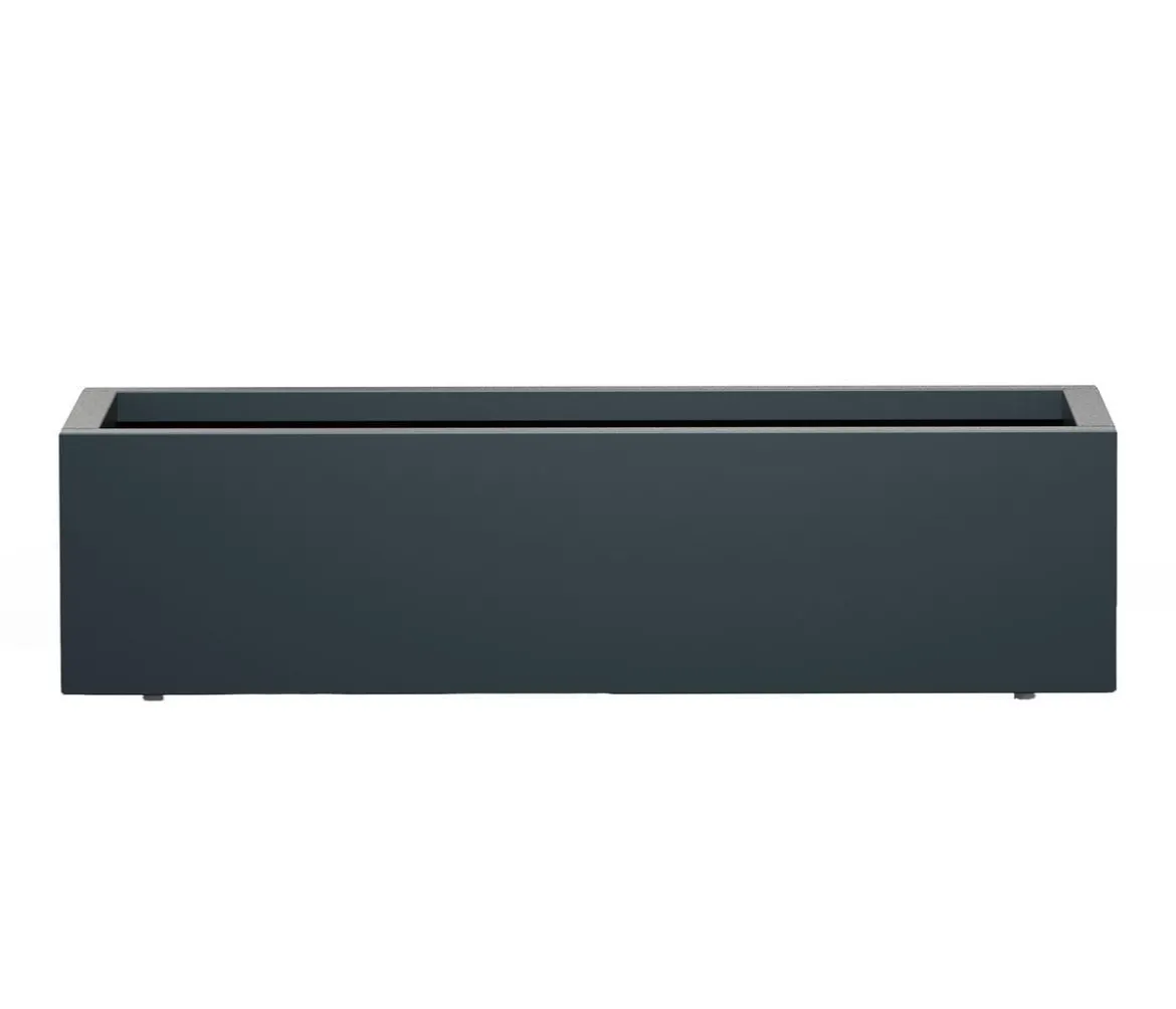 Herstera Metall-Pflanzkasten Cube Xic LED, rechteckig, anthrazit