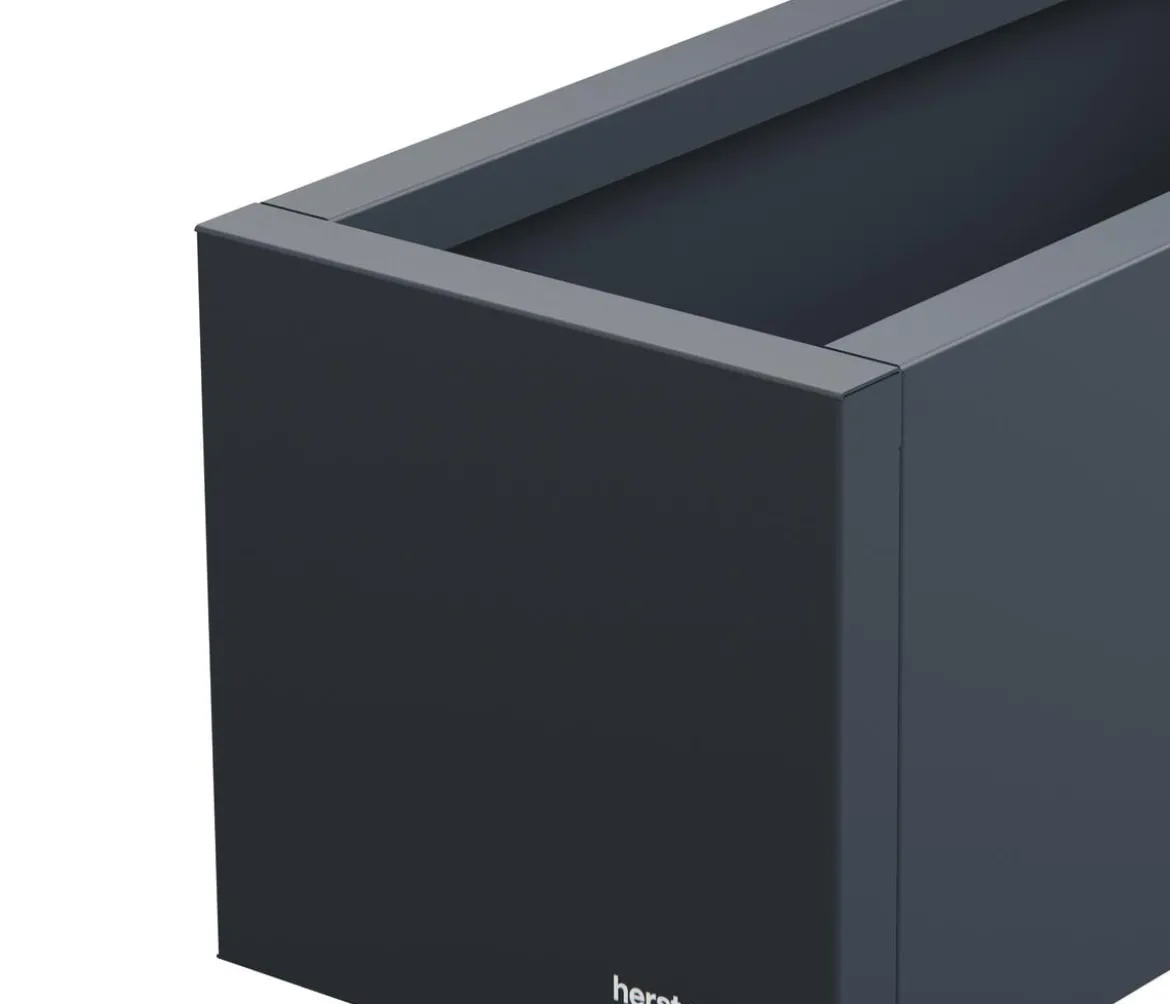 Herstera Metall-Pflanzkasten Cube Balcony, rechteckig, anthrazit
