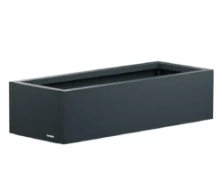 Herstera Metall-Pflanzkasten Cube Xic, rechteckig, anthrazit