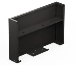 Herstera Metall-Raumtrenner Deco Planter, rechteckig, schwarz/natur