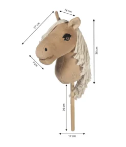 HKM KIDS Hobby Horse Springen Spirit, beige