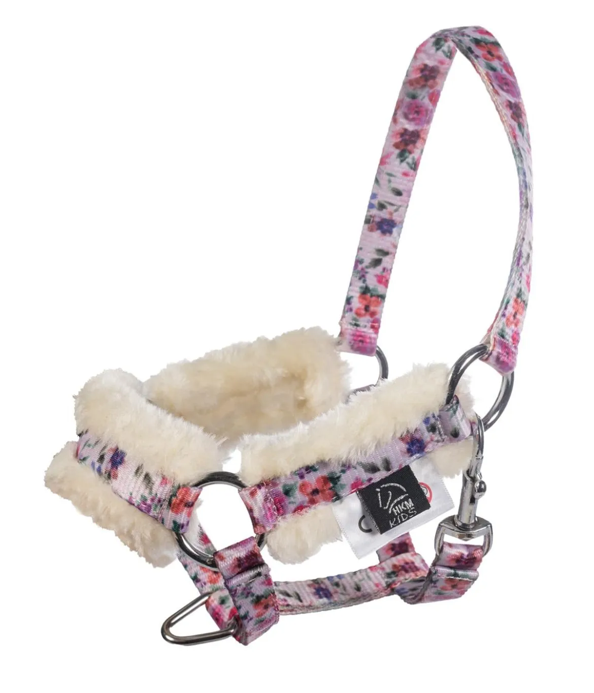 HKM KIDS Hobby Horsing Halfter und Strick mit Print, flower