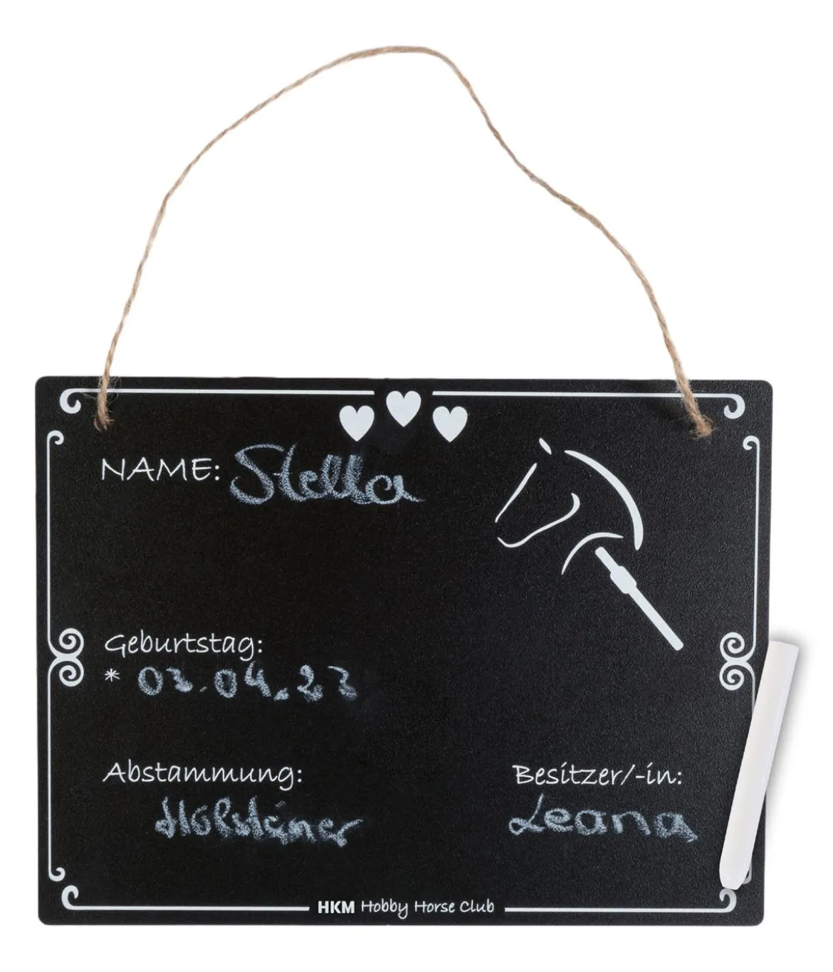 HKM KIDS Hobby Horsing Stallschild, ca. B20/H15 cm