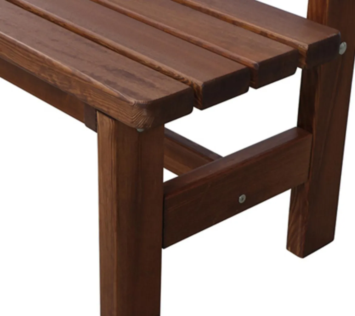 Holzbank Tessin, 3-Sitzer