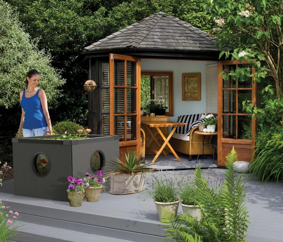Hozelock Gartenaquarium, ca. B95/H70/T95 cm