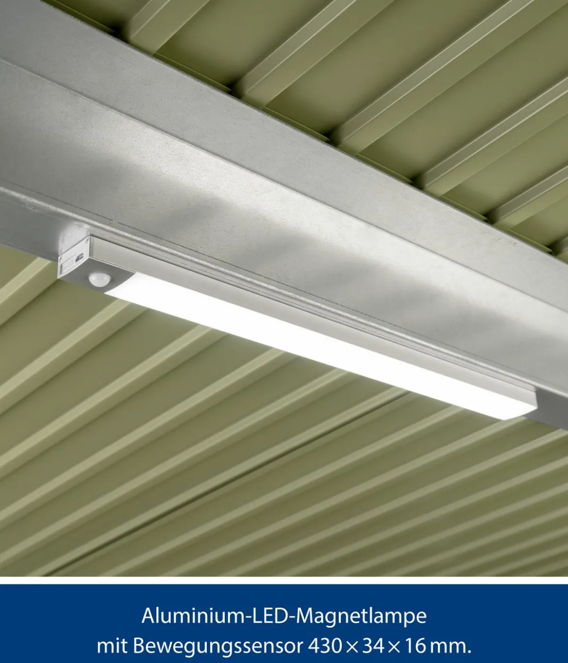 Hörmann Aluminium-LED-Magnetlampe mit Bewegungssensor