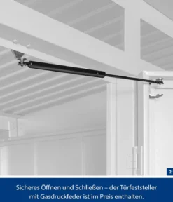 Hörmann Berry-Gerätehaus Classic-S Typ 3, ca. B323,6/H219,4/T247,7 cm