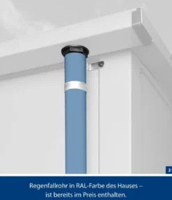 Hörmann Berry-Gerätehaus Classic-S Typ 3, ca. B323,6/H219,4/T247,7 cm