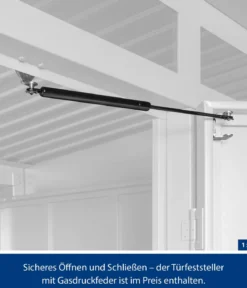 Hörmann Berry-Gerätehaus Classic-S Typ 3, ca. B323,6/H219,4/T247,7 cm