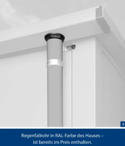 Hörmann Berry-Gerätehaus Classic-S Typ 3, ca. B323,6/H219,4/T247,7 cm