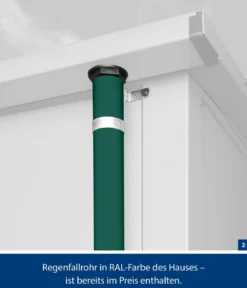 Hörmann Berry-Gerätehaus Classic-S Typ 3, ca. B323,6/H219,4/T247,7 cm
