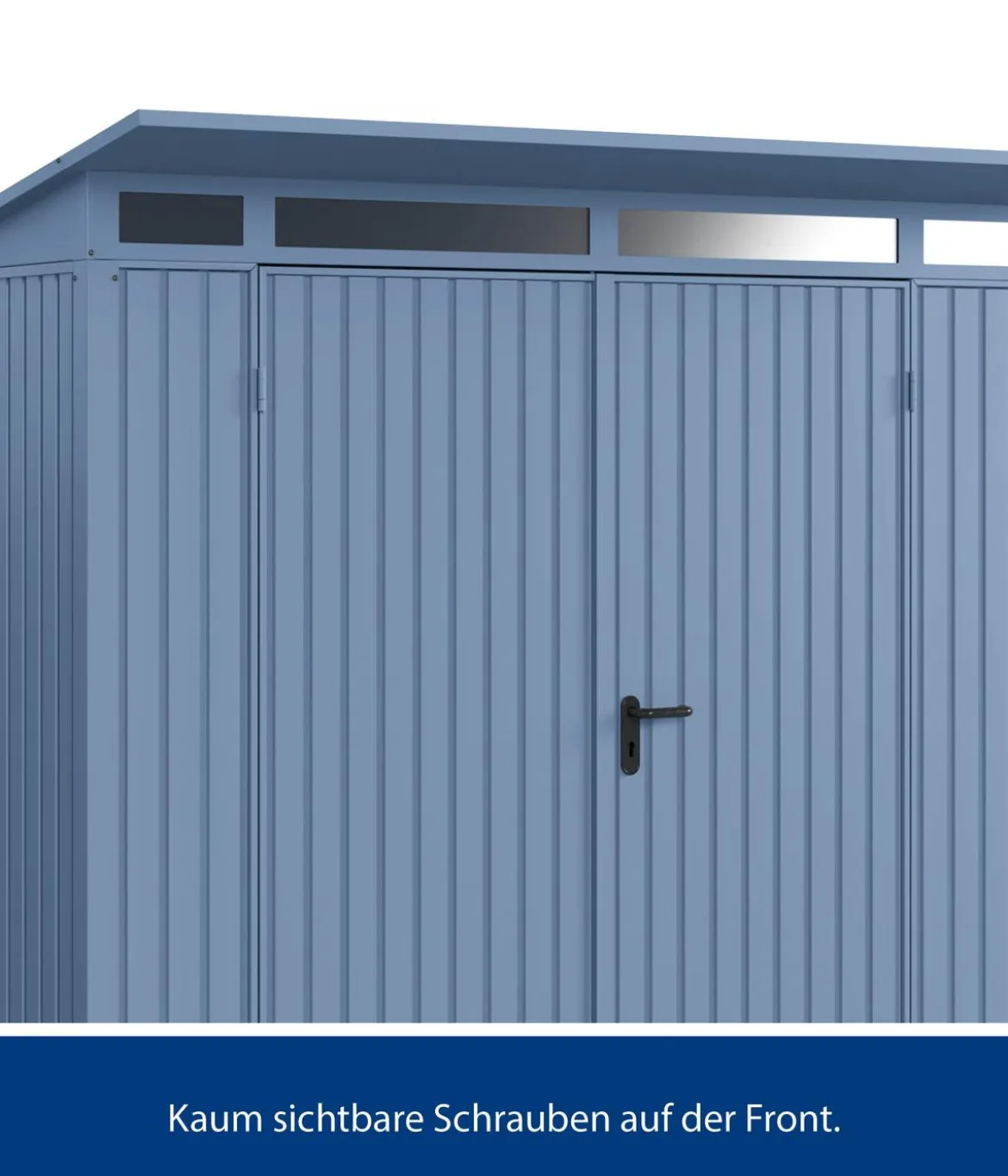Hörmann Berry-Gerätehaus Classic-P Typ 1, ca. B247,9/H228,6/T153 cm