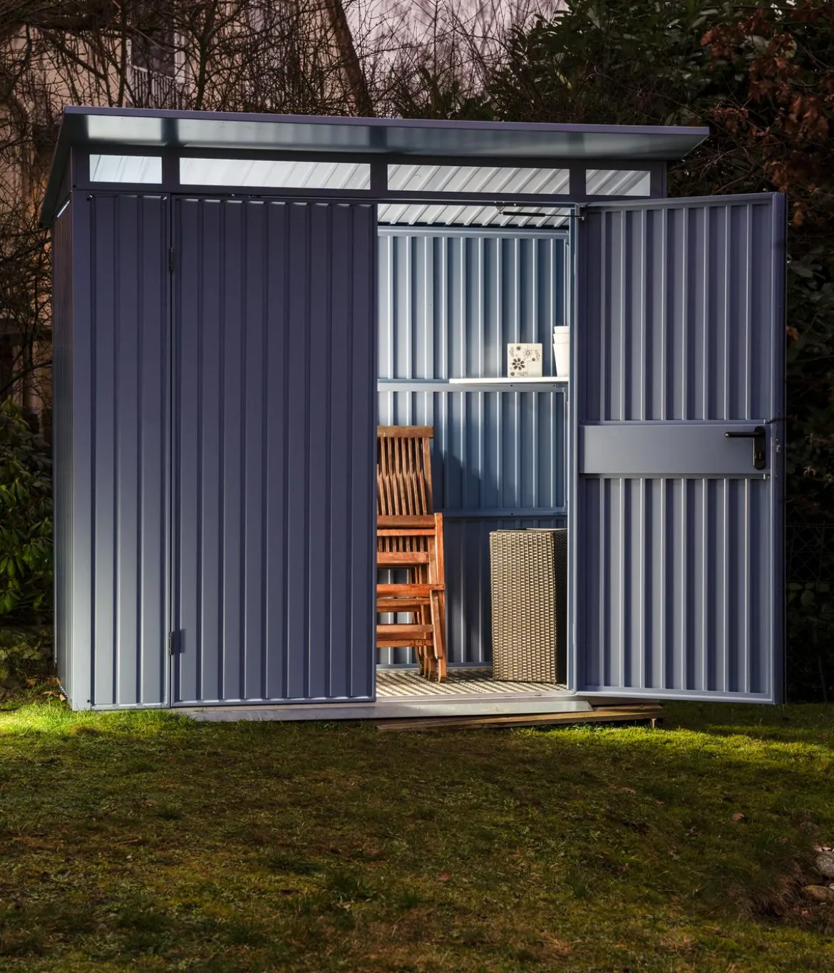 Hörmann Berry-Gerätehaus Classic-P Typ 1, ca. B247,9/H228,6/T153 cm