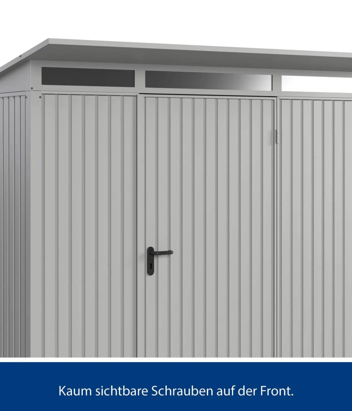 Hörmann Berry-Gerätehaus Classic-P Typ 1, ca. B247,9/H228,6/T153 cm