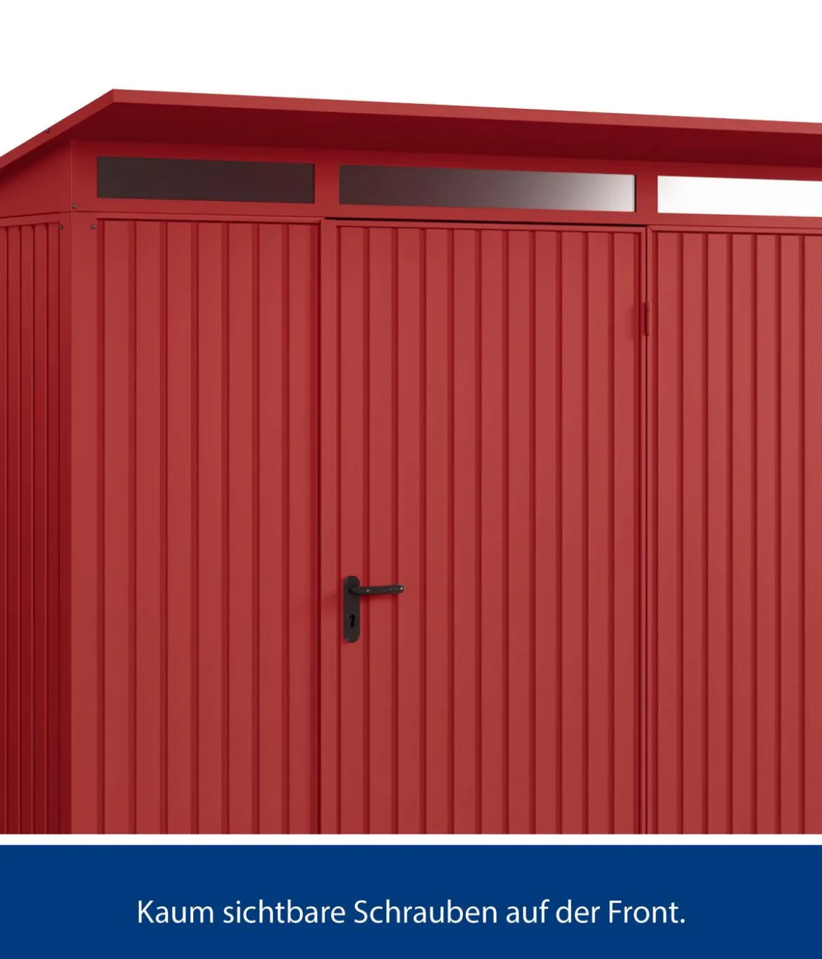 Hörmann Berry-Gerätehaus Classic-P Typ 1, ca. B247,9/H228,6/T153 cm