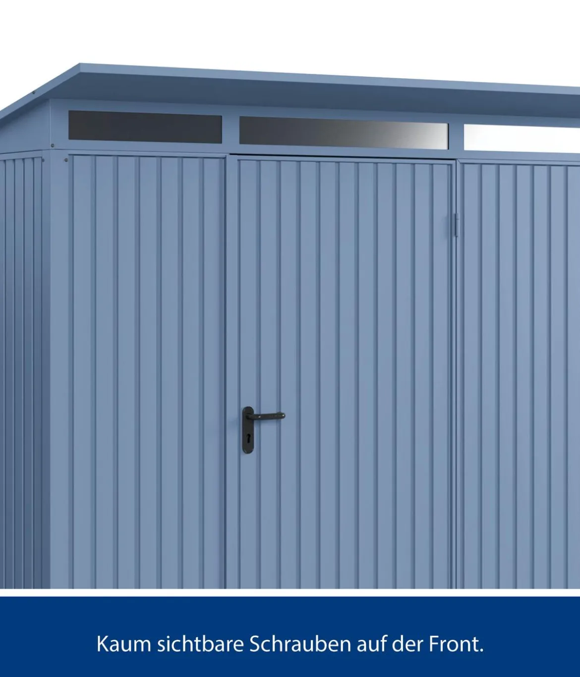 Hörmann Berry-Gerätehaus Classic-P Typ 1, ca. B247,9/H228,6/T153 cm