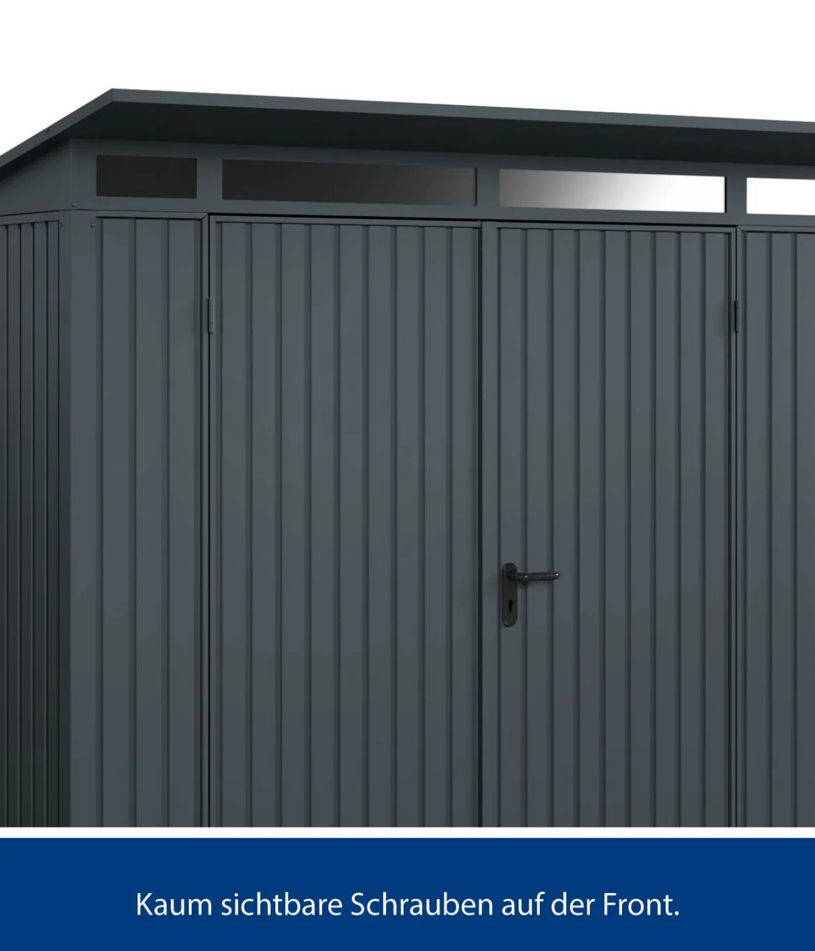 Hörmann Berry-Gerätehaus Classic-P Typ 1, ca. B247,9/H228,6/T153 cm