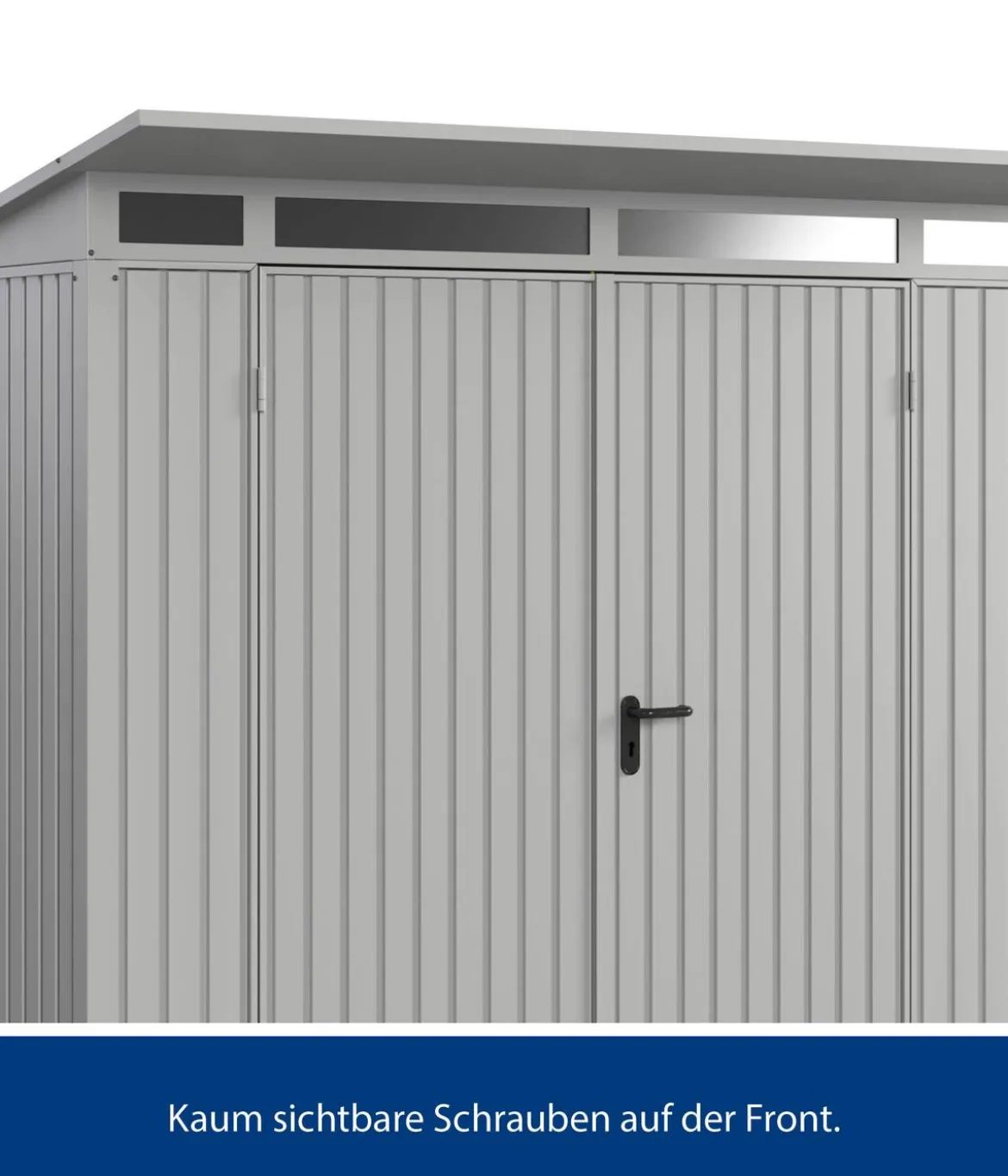 Hörmann Berry-Gerätehaus Classic-P Typ 1, ca. B247,9/H228,6/T153 cm