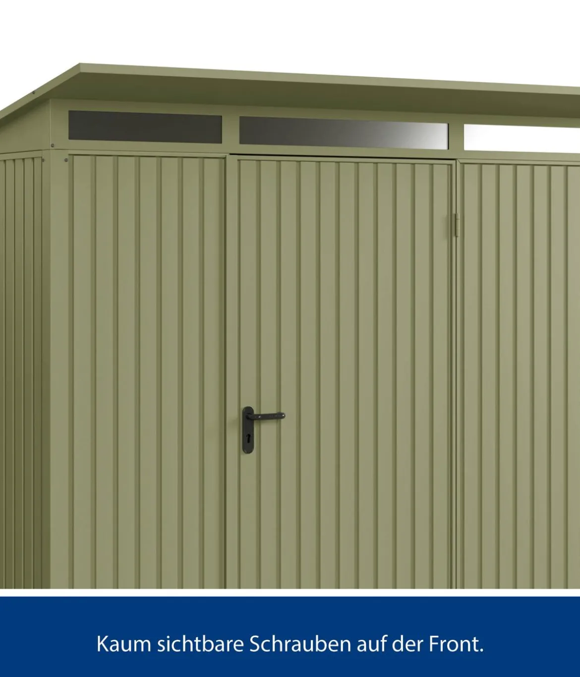 Hörmann Berry-Gerätehaus Classic-P Typ 1, ca. B247,9/H228,6/T153 cm